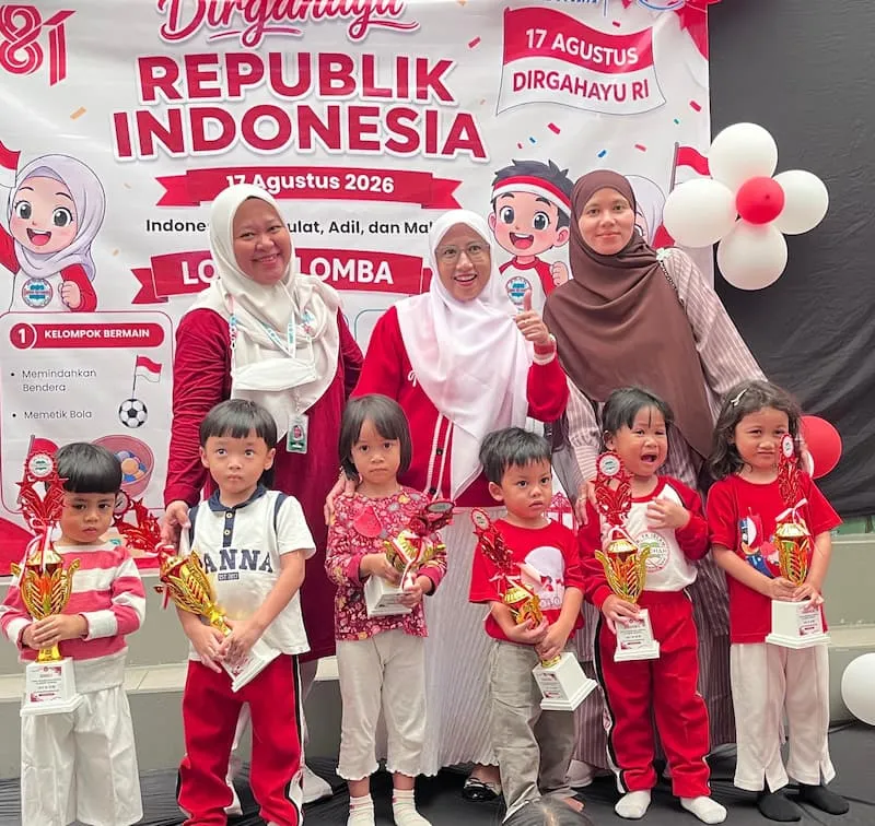 Semarak HUT ke-81 RI di KB-TK Islam Raudhah BSD